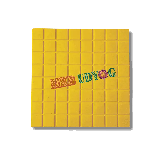 Chequered Tile Square Design (Yellow) 20mm