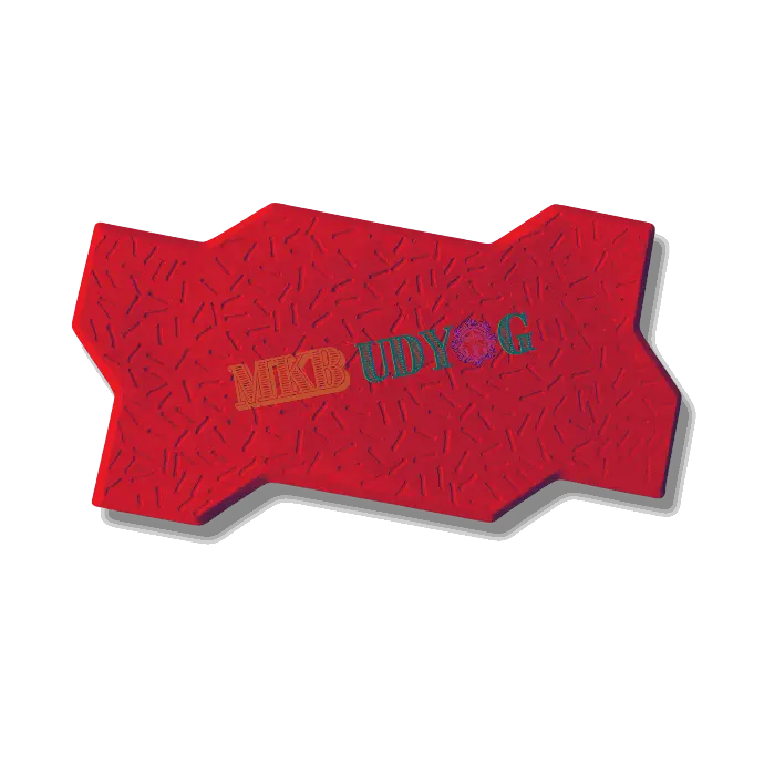 ZigZag Interlocking Paver Block (Red) 60mm