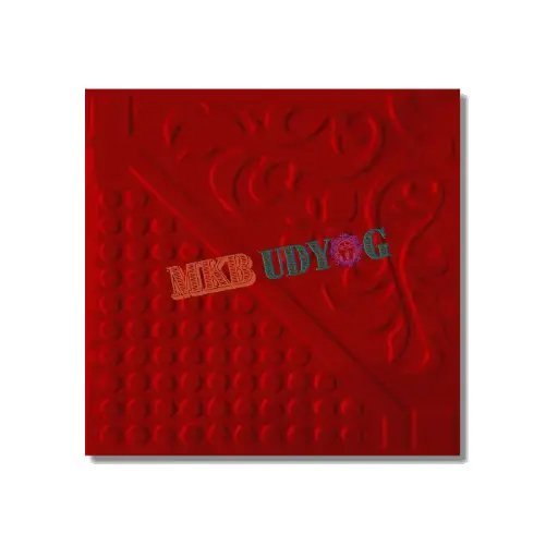 Chequered Tile Rangoli Design (Red) 20mm